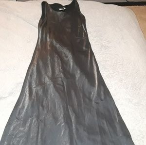Maxi charcoal silver classy dress$320